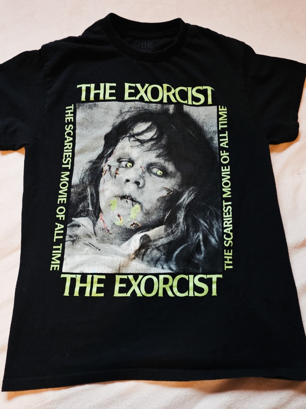The Exorcist Black Graphic Kids T-Shirt
